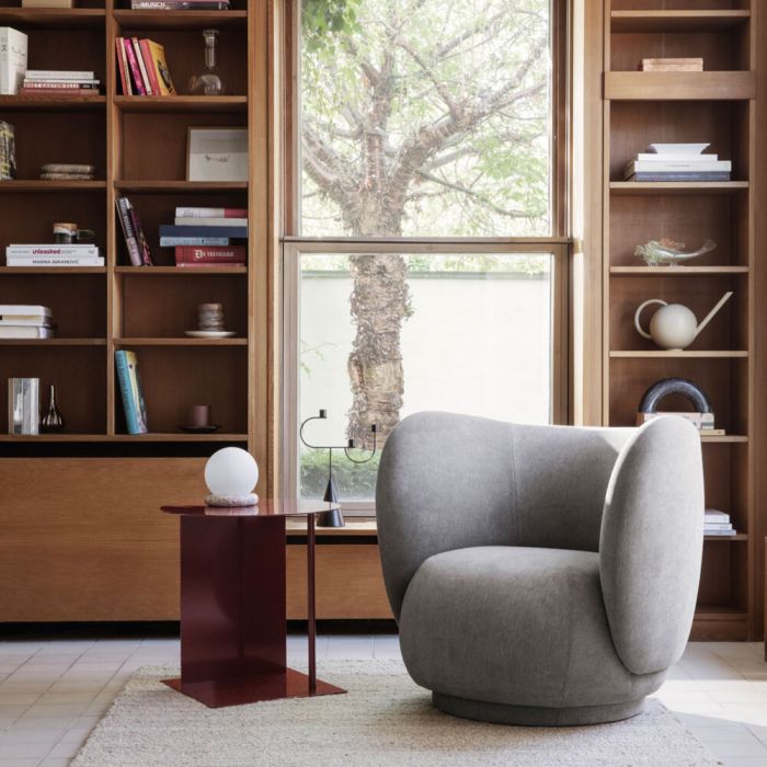 Ferm Living Rico Lounge Chair in Boucle or Velvet | Utility Design UK