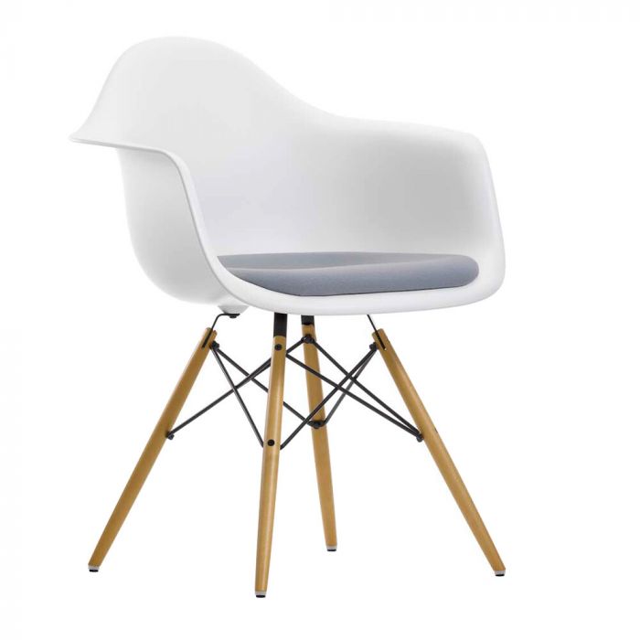 Vitra Eames Chair, DAW Plastic Upholstered Armchair | Utility Design UK