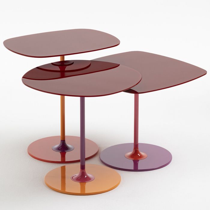 Kartell Thierry Side Table - Bordeaux | Utility Design UK