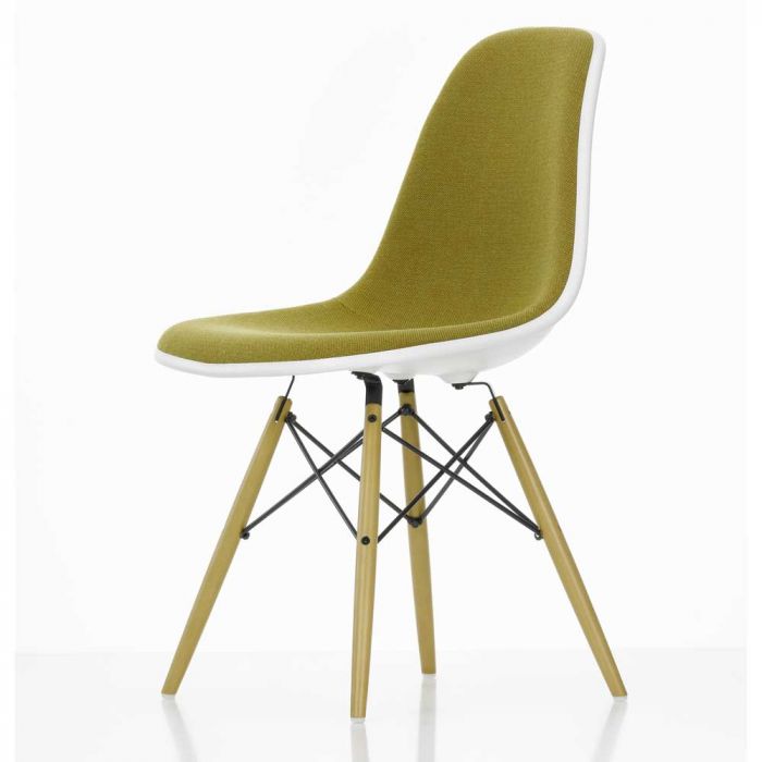 Eames Chair, Vitra DSW Plastic Upholstered Chair | Utility Design UK