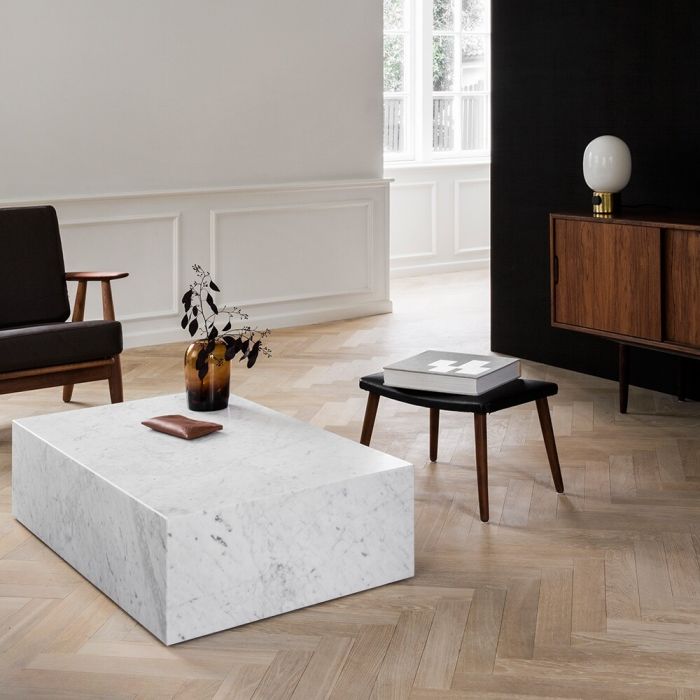Menu Marble Plinth - Low, Coffee Table | Utility Design UK